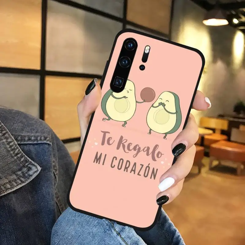 

avocado aesthetic cute fashion Phone Case Funda For Huawei P9 P10 P20 P30 Lite 2016 2017 2019 plus pro P smart