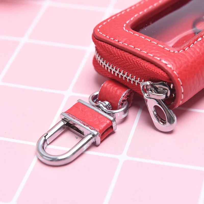 Кожаный Модный чехол для автомобильного ключа Ранняя Обложка брелок на молнии