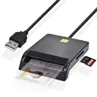 Устройство для чтения нескольких карт USB 2,0 для SD-карт, TF-карт, SIM-карт, ID-карт для Mac OSWindowsVistaXP