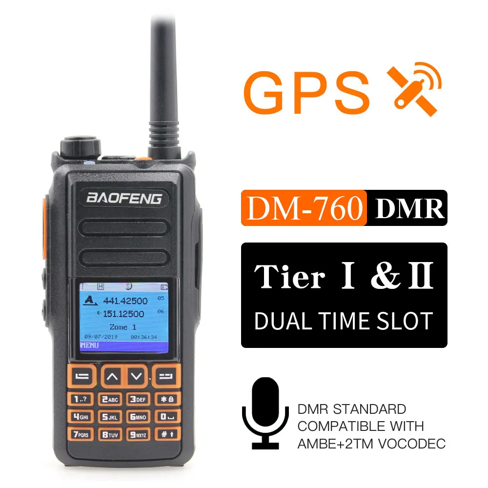 Новая портативная рация BaoFeng с функцией GPS два диапазона 136 174 и 400 470 МГц|Рации| |