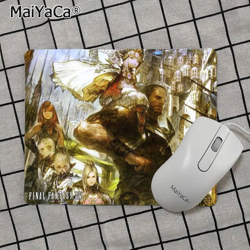 Maiya Высокое качество FINAL FANTASY XIV прочный резиновый коврик для мыши Лидер продаж
