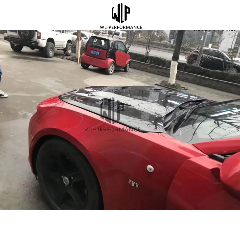 Высококачественная прозрачная крышка капота двигателя из углеродного волокна