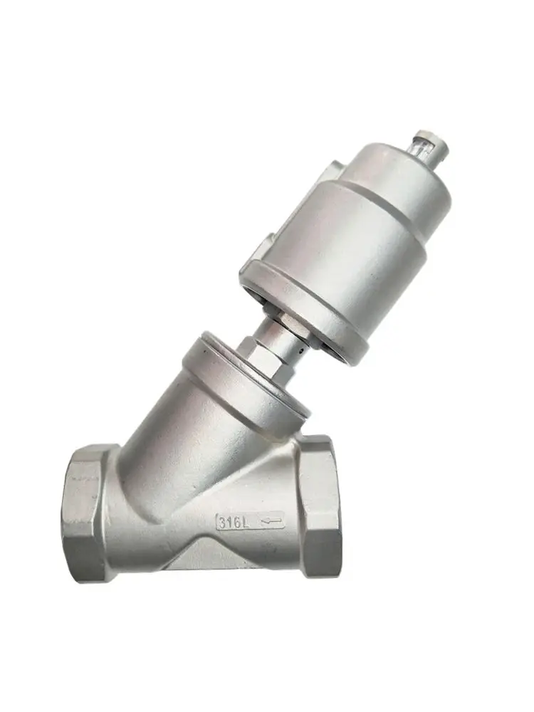 

1-1/2 "Пневматический седельный клапан из нержавеющей стали 16 бар для парового газа, нормально закрытый