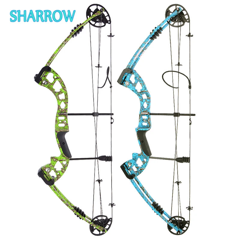 

30-55 Lbs Compound Bow Set Camo Composite Bow Right Left Hand for Outdoor Archery Bow and Arrow Hunting Shooting Accessories