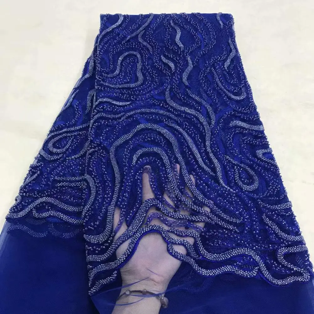 Новое поступление Высококачественная африканская кружевная ткань из Нигерии
