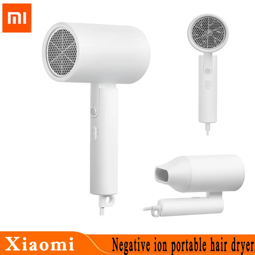 Оригинальный мини фен XIAOMI MIJIA с анионами уход за волосами отрицательными ионами