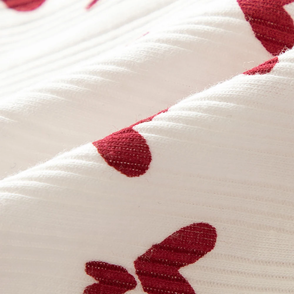 

Cotton Panties Female Underpants Sexy Women Underwear Soft Lingerie Lace Up Briefs Strawberry Hearted Printed Panties