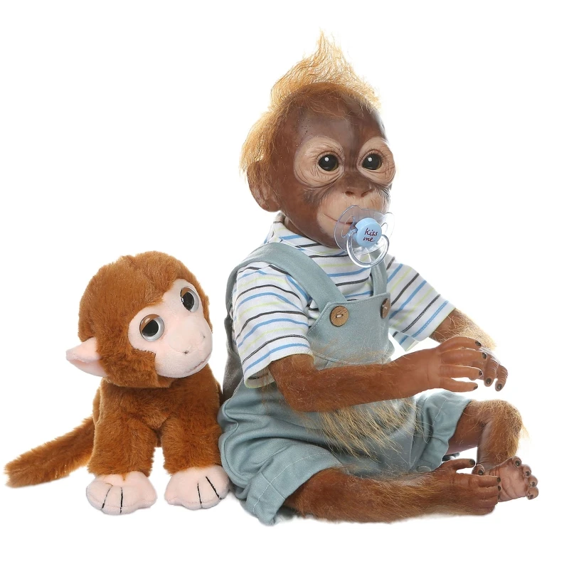 

20.5 inch Reborn Baby Dolls Lovely Monkey Doll Soft Silicone Cotton Body Toys