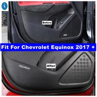car inner door scratchproof anti kick pad film protective stickers cover trim fit for chevrolet equinox 2017 2022 accessories