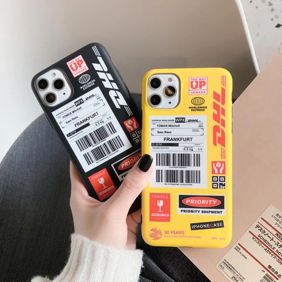 Роскошный мягкий чехол DHL Для iPhone 11 Pro Max XS XR 8 7 Plus 11Pro 12 Mini модный брендовый