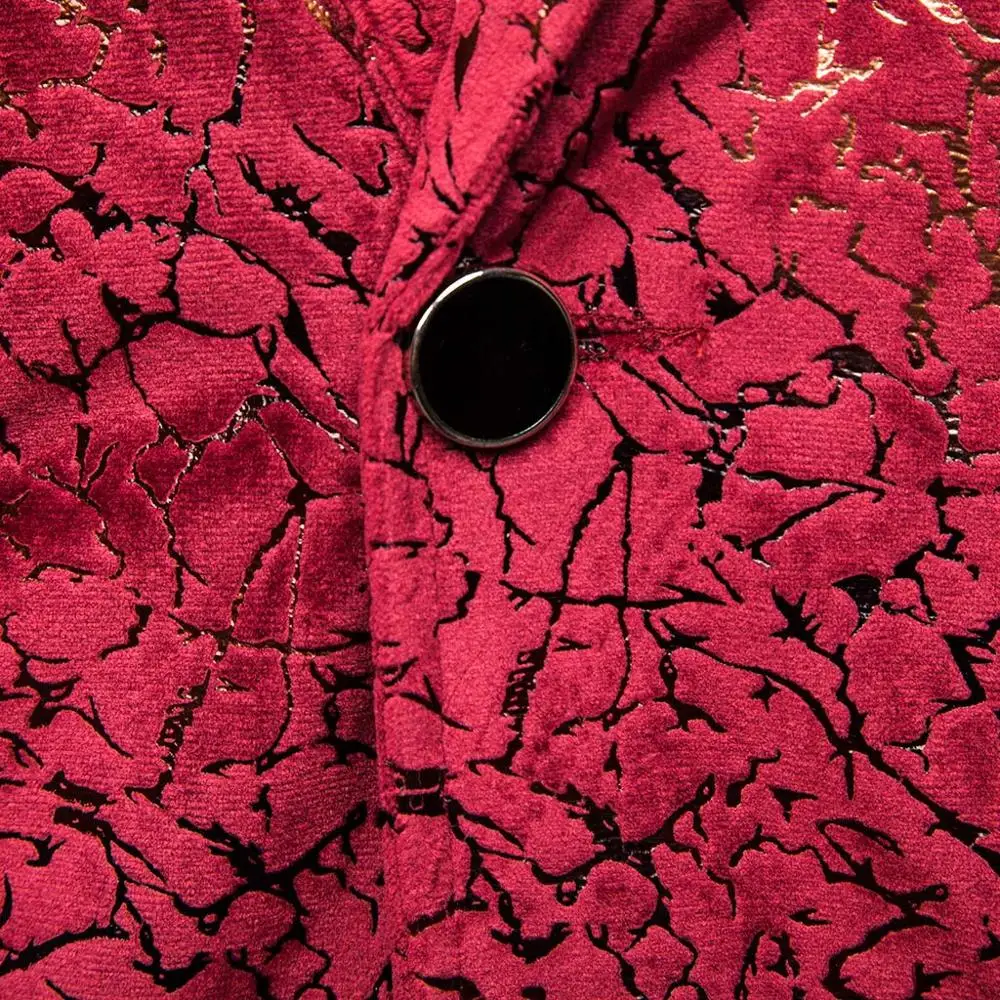 Мужские корейские облегающие модные блейзеры костюм пиджак красный синий Размер