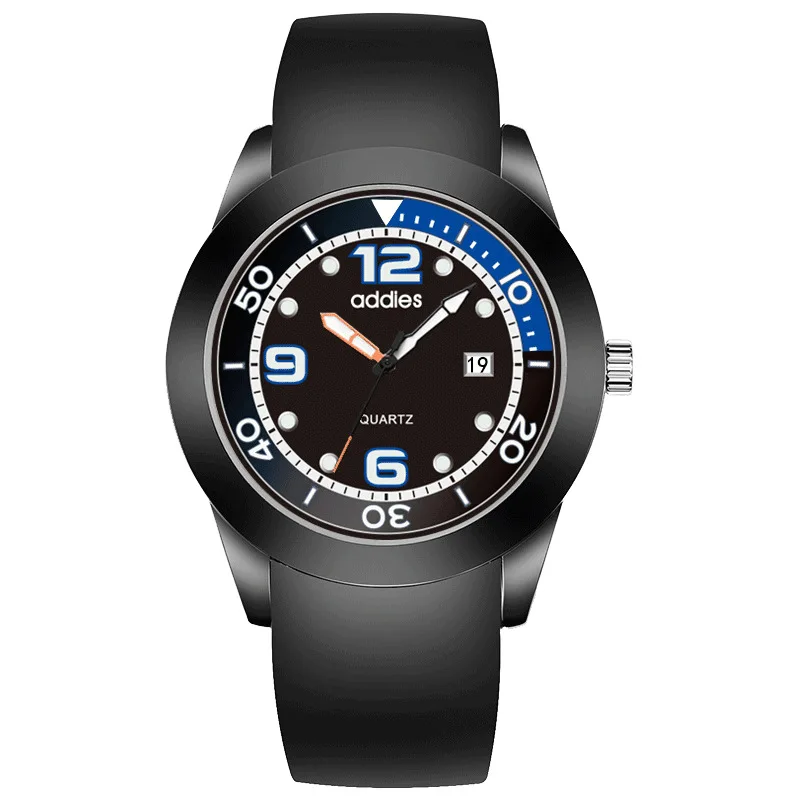 Мужские часы для студентов учеников средней школы кварцевые с подсветкой