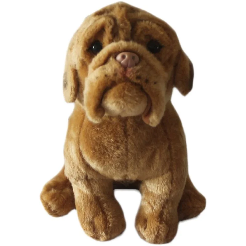

30 см имитация животного собака Canis Lupus значок Плюшевая Кукла Детская Подарочная игрушка
