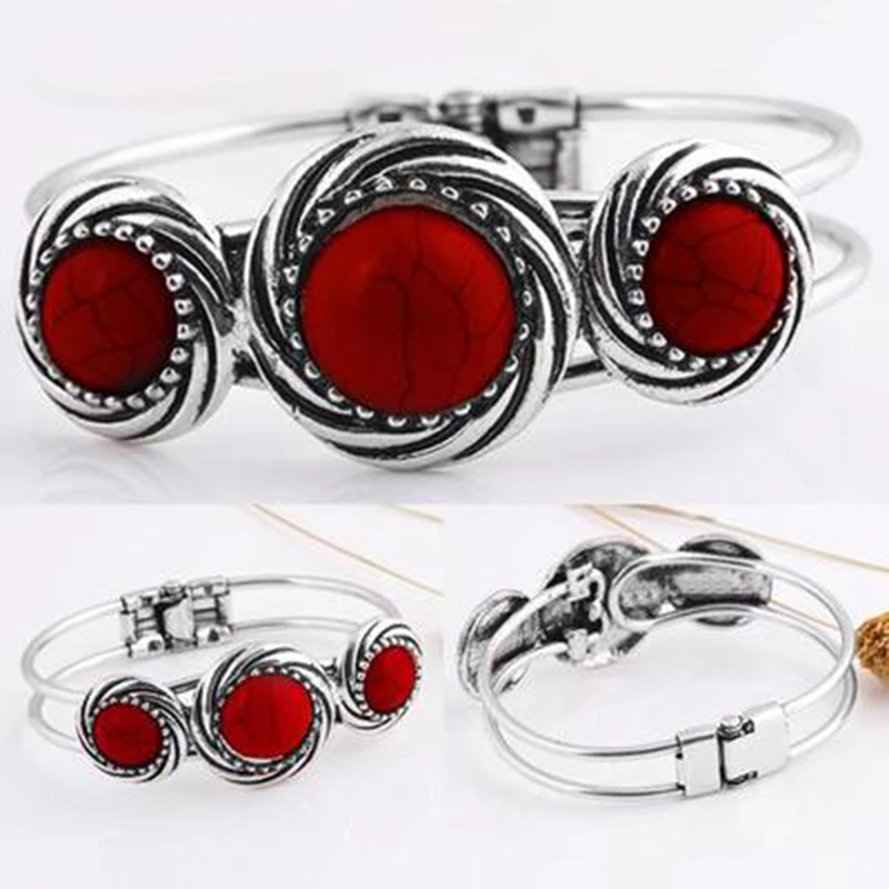 

Retro Stone Bracelet Fashion Hand Crafted Elegance Bangle Charm Wristlet Beautiful Jewellery Classic Hand Chain Bohemia Bracelet