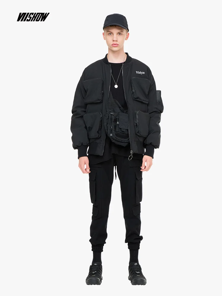 VIISHOW мужская куртка на белом утином пуху брендовая зимняя для мужчин Doudoune Homme 2018 с