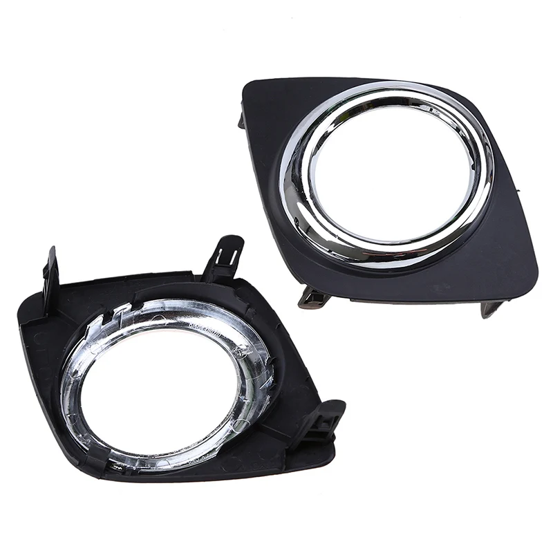 POSSBAY Front Fog Light Cover Trim Bezel Accessories for Toyota RAV4 2009 2010 2011 2012 2013 Black Foglamp Cap Decorative | Автомобили и