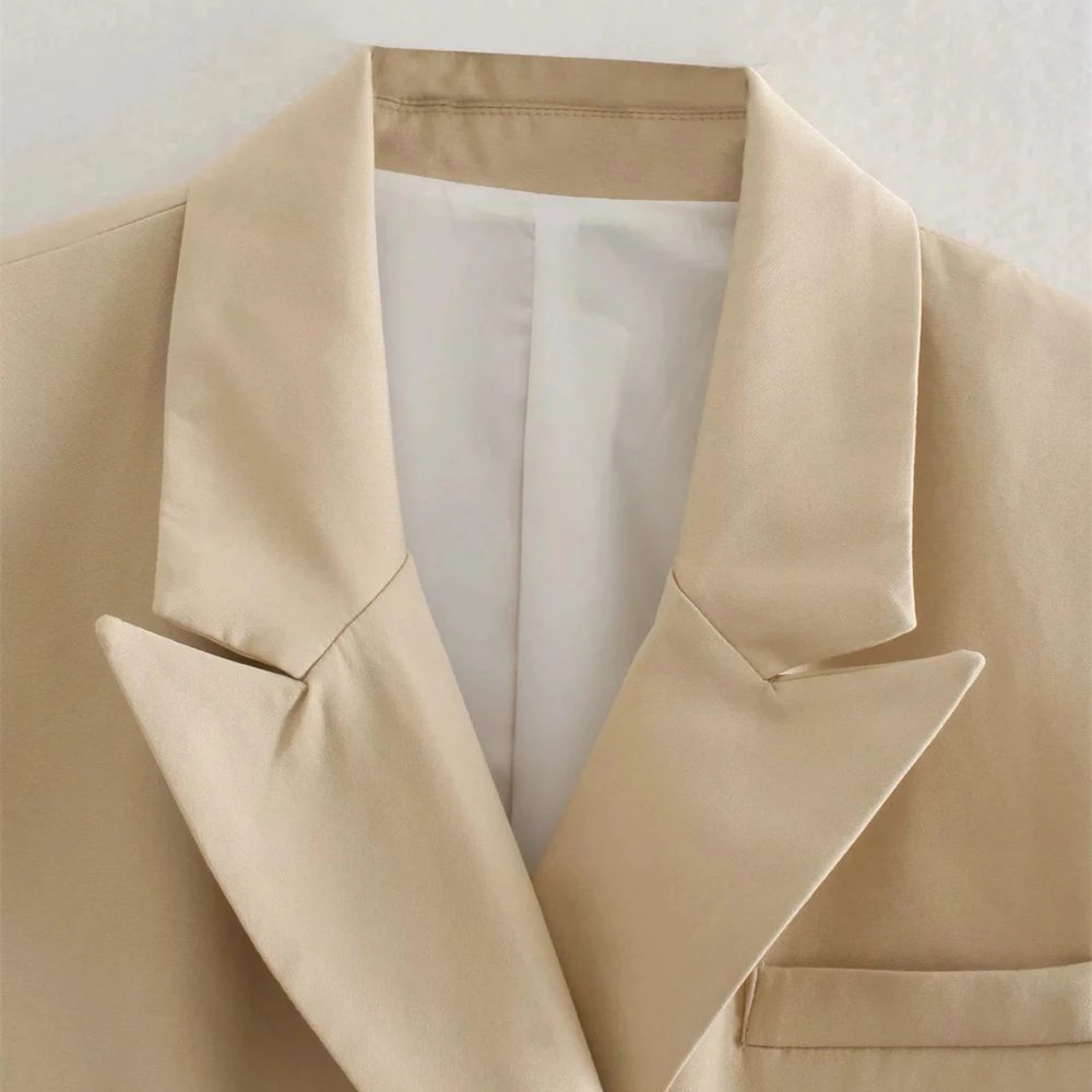 

Women Vest 2021 Fashion Double Breasted Ruffled Suit Vest Jacket Waistcoat Vintage Sleeveless pocket Female Vest Coat Chic Tops