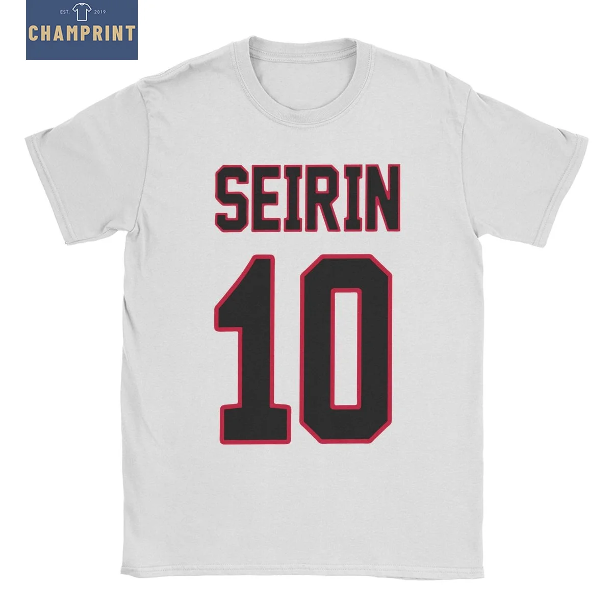 

Kuroko No Basuke SEIRIN 10 T-Shirts Men Kuroko's Basketball 100% Cotton Tees Short Sleeve T Shirt Birthday Present Clothing