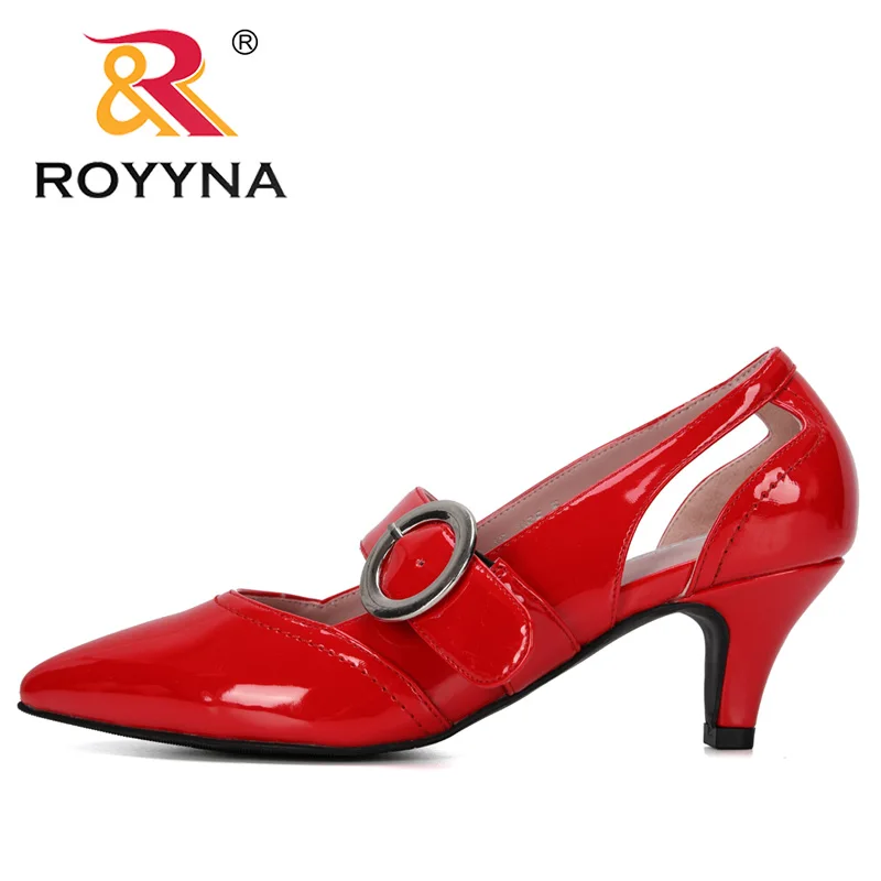 ROYYNA/Новинка 2019 года дизайнерские оксфорды Повседневная Классическая обувь