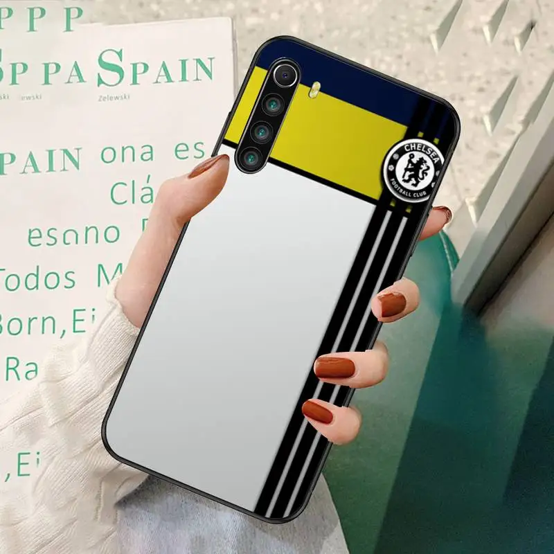 

LJHYDFCNB Chelsea Logo Phone Case For Redmi 7 8 9 A K20 30 Pro Note 8 9 Pro 9s