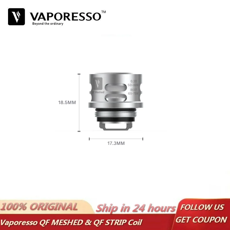 18 шт./лот Vaporesso SKRR Замена QF Vape катушки QF полосы 0.15ohm QF в сеточку 0.2ohm атомайзер ядро для Люкс Gen комплект SKRR-S танк