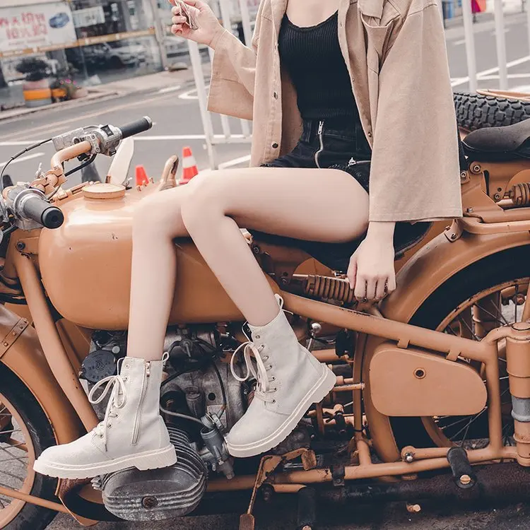 2019 autumn and winter new Martin boots women Fashion simple solid color British style suede comfortable casual | Обувь