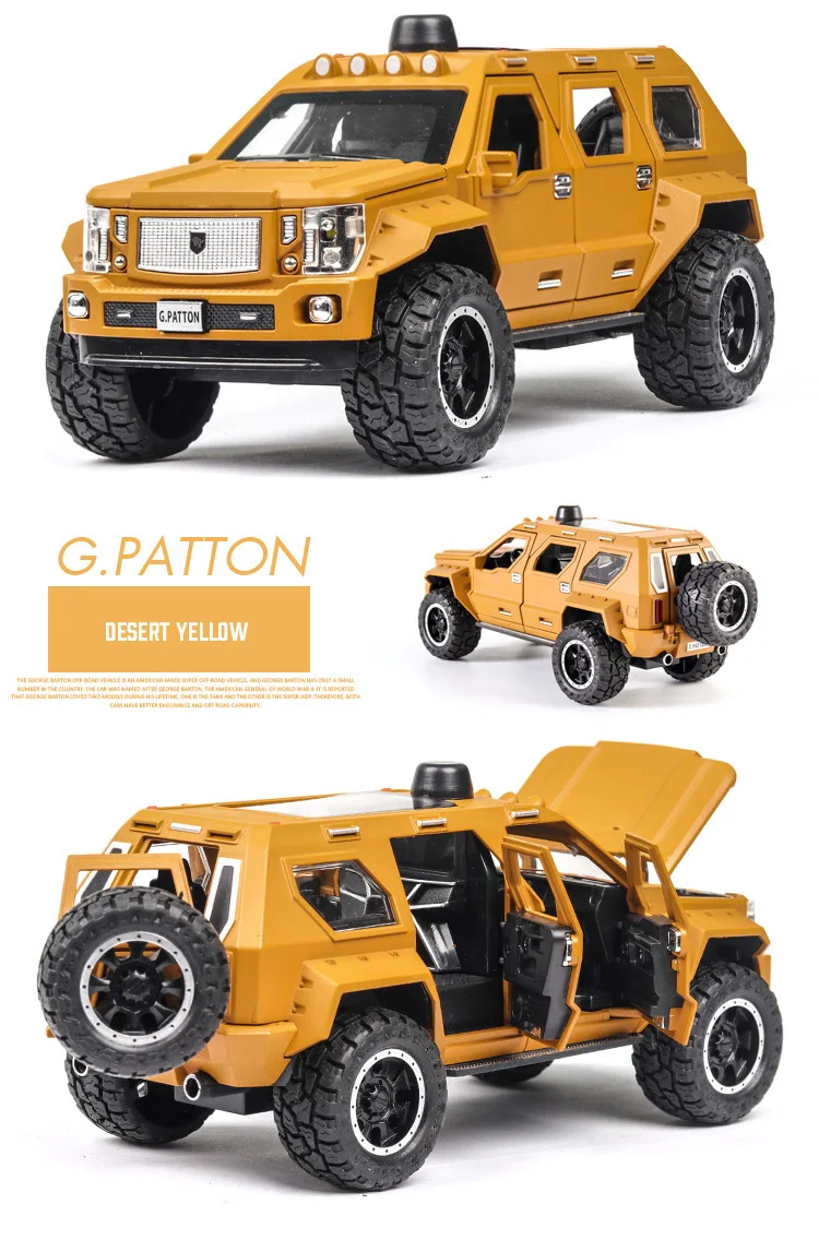 Литая 1:24, G-PATTON, колесница, модель автомобиля, металлический сплав, автомобиль, моделирование, оттягивание, автомобили, игрушки для детей, подарки для детей
