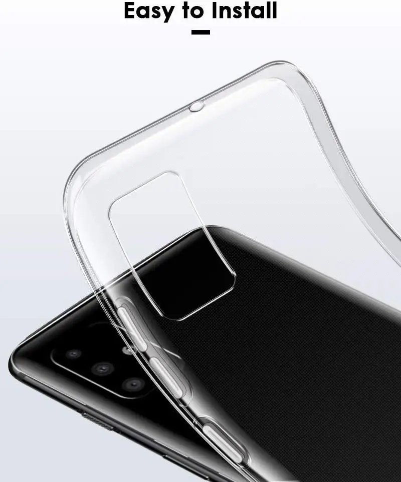 Для Galaxy A51Case Мягкая силиконовая задняя крышка чехол для телефона Samsung A30S A50 A20 A40 A60