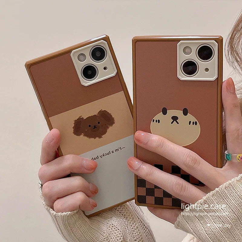 

Cute Dog Mobile Phone Case for Iphone 13 Pro Max X XS XR 7plus 8plus Apple 12 11 Phone Housing Bag Phone Cases