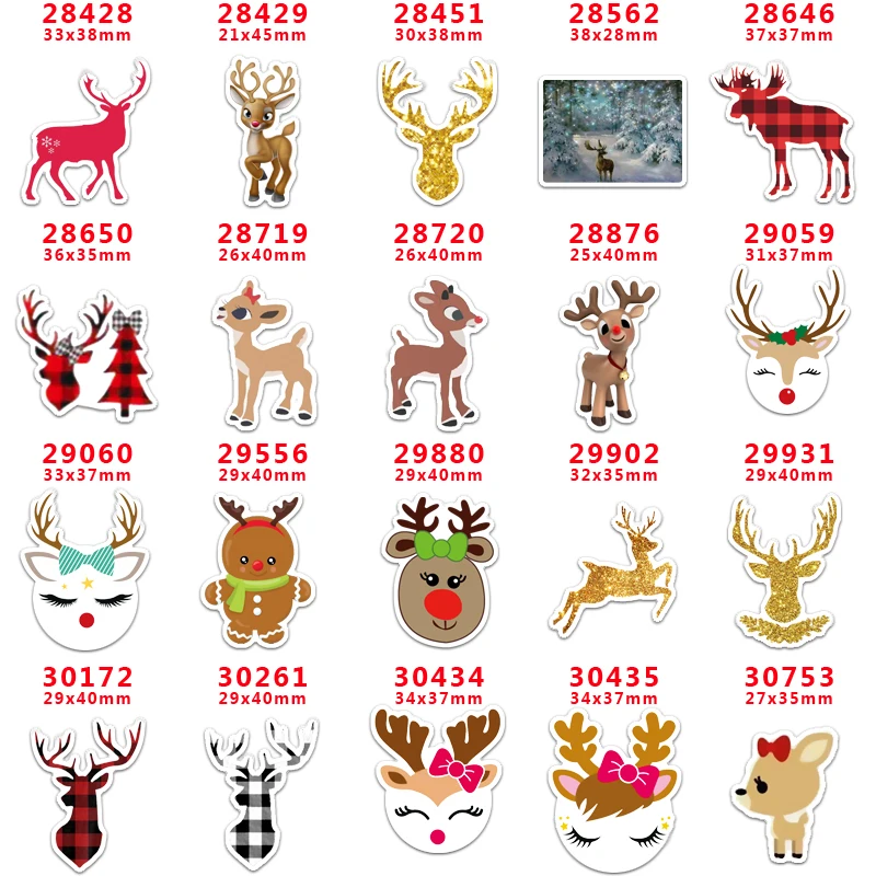 Плоская Рождественская Смола Planar 30 шт./лот акриловая смола печатная для сделай