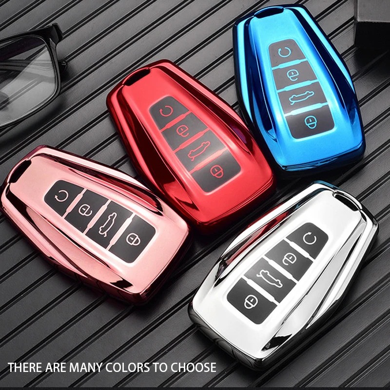 Мягкий чехол для автомобильного ключа из ТПУ Geely Coolray Atlas Boyue NL3 Emgrand X7 EX7 SUV GT GC9 Borui