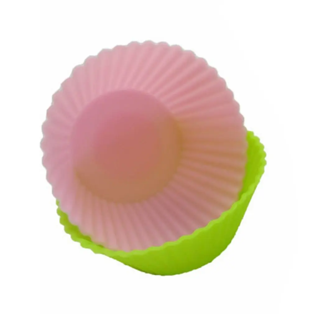 5 см резьбовые силиконовые чашки муфты Силиконовые Маффин формы для торта