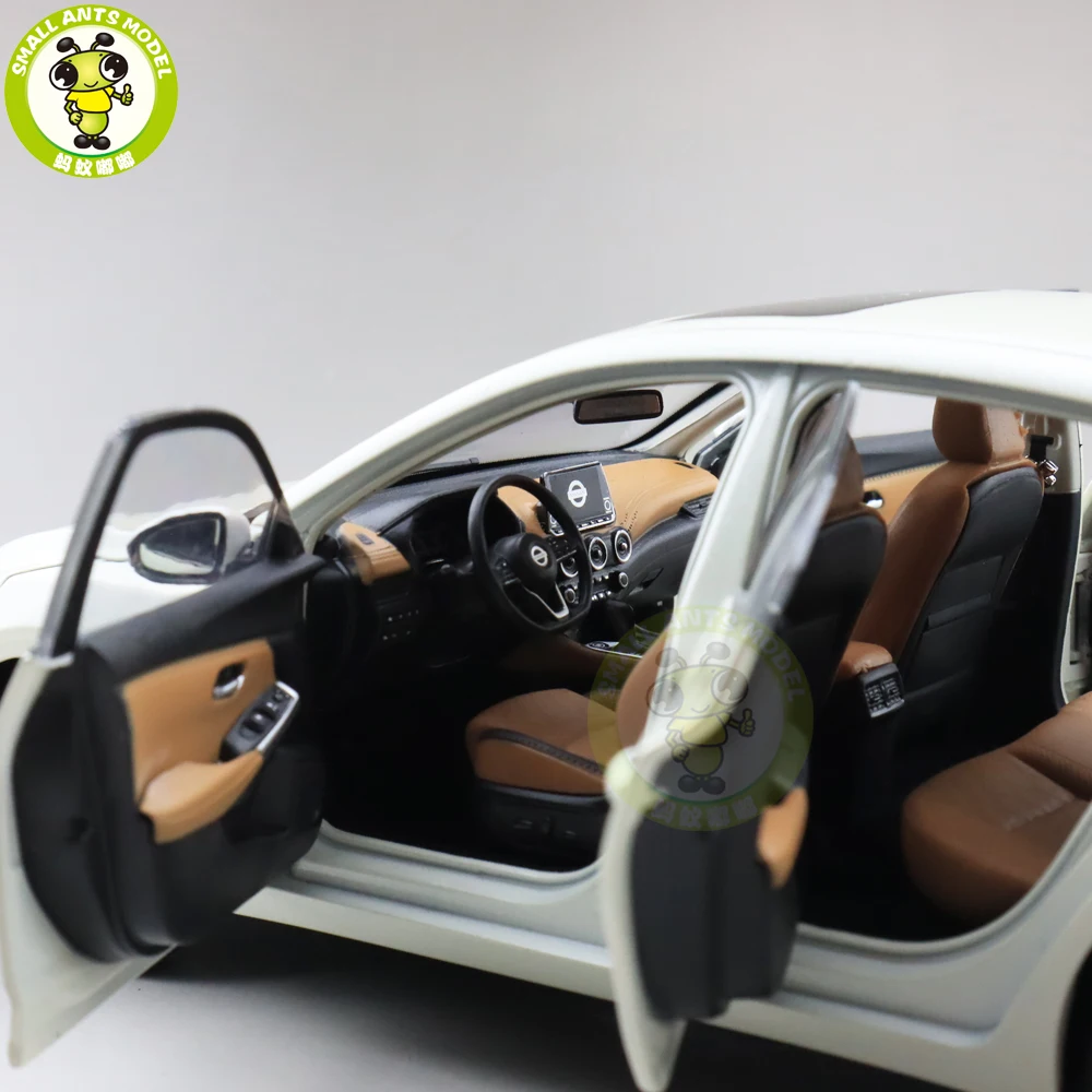 1/18 Nissan SYLPHY автомобиль из литого металла модель игрушки Дети Подарки для мальчиков и девочек белый