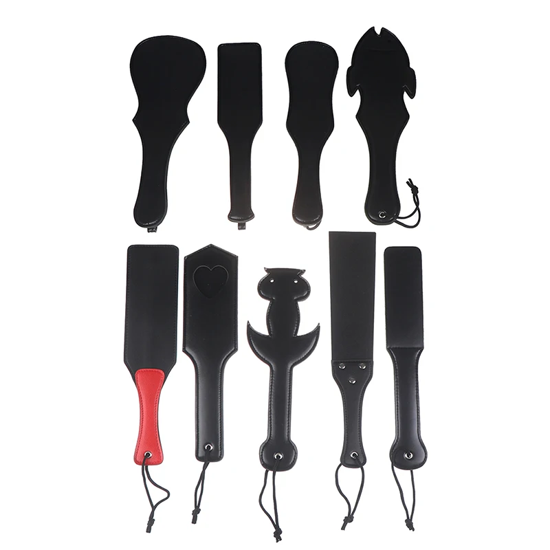 New Adult Sex Toys Roze PU Slave Bitch Set SM Verpats Me Paddle Beat Onderdanig Role Kinky Fetish Sweep Sluts Peddles | Красота и