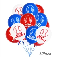 918pcs 12 inch baseball latex balloons sports themes baby shower childrens birthday party decoration