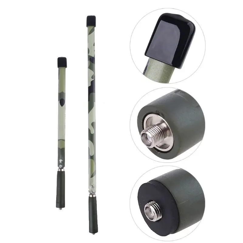 

2020 New Camouflage -Tactical Antenna Foldable For Yaesu TYT Motorola GP88s Baofeng UV-5R UV-9R Walkie Talkie Radio SMA Female