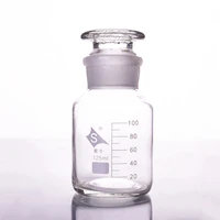 reagent bottlewide mouthclearordinary glassnormal glasscapacity 125mlgraduation sample vials