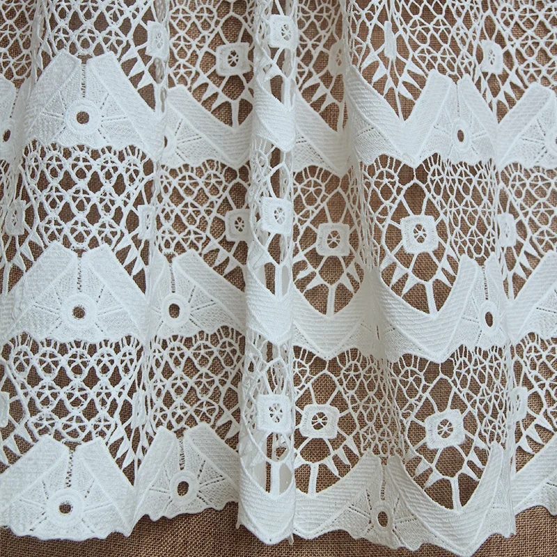 

5 ярдов, Высококачественная африканская кружевная ткань, белая кружевная ткань с вышивкой, гипюровая кружевная ткань для женщин, нигерийско...