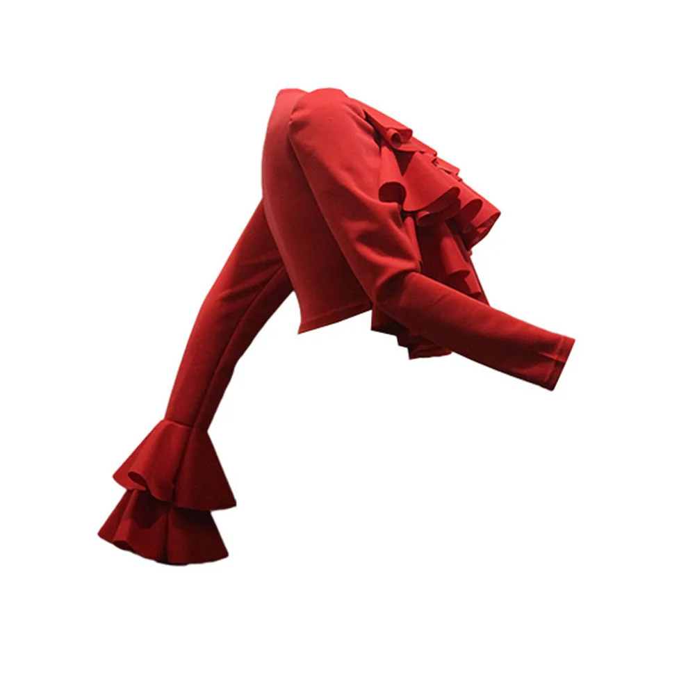 Falbala женские короткие топы футболки оборки вечерние для вечеринок Клубная