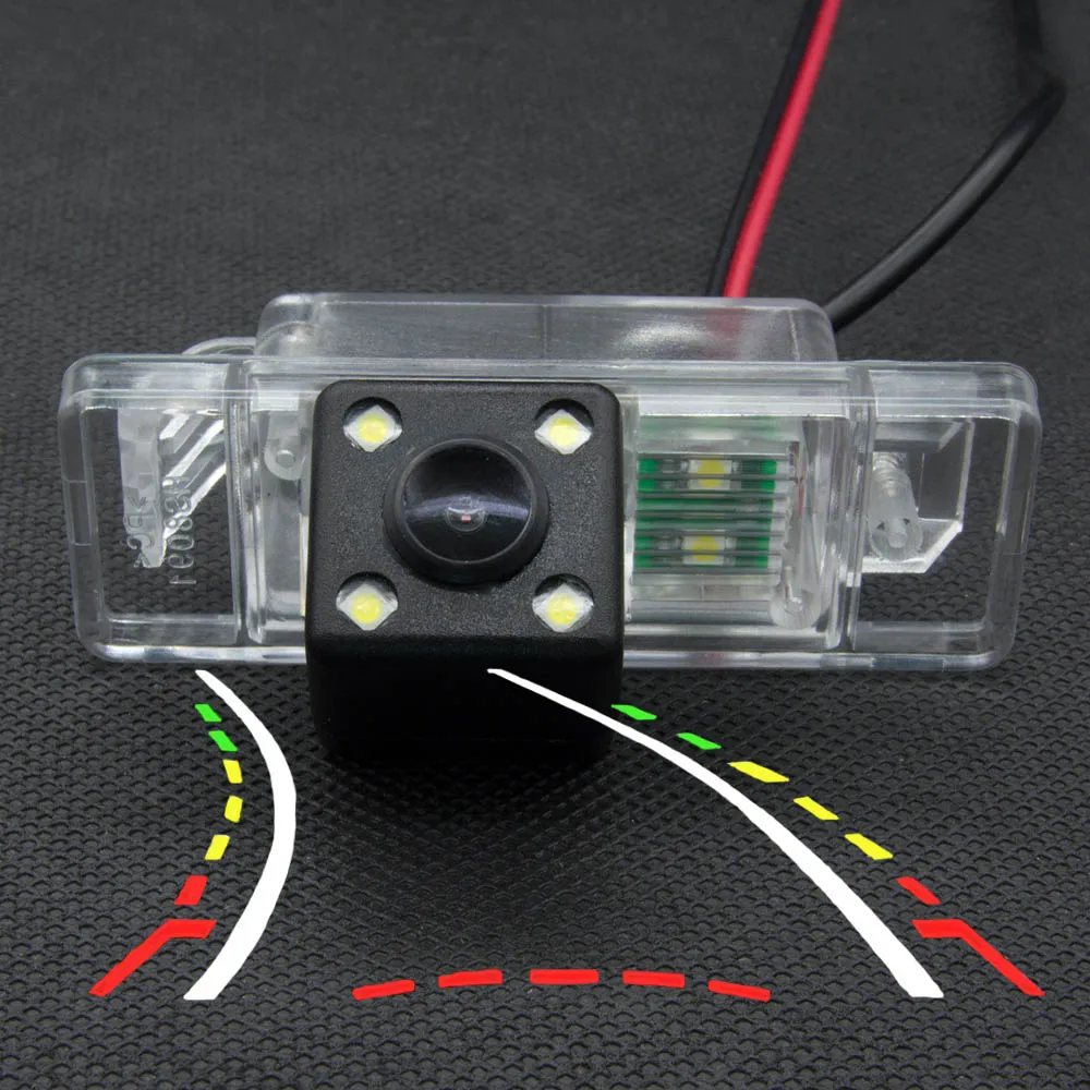 Динамическая траектория треков CCD 4LED парковочная камера заднего вида для CITROEN C5 C4