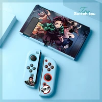 anime theme protective case for nintendo switch console soft tpu back housing shell cover protector shell for nintendo switch