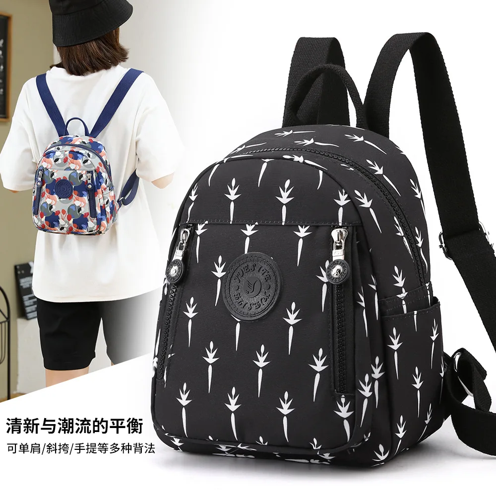 

Новый женский рюкзак, легкая уличная дорожная сумка, трендовая водоотталкивающая нейлоновая тканевая сумка, удобная Студенческая школьная...