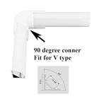 90 градусов угловой соединитель Led угловой алюминиевый профиль ссылка U V YW профиль соединение для 8520 5730 5630 Светодиодная лента