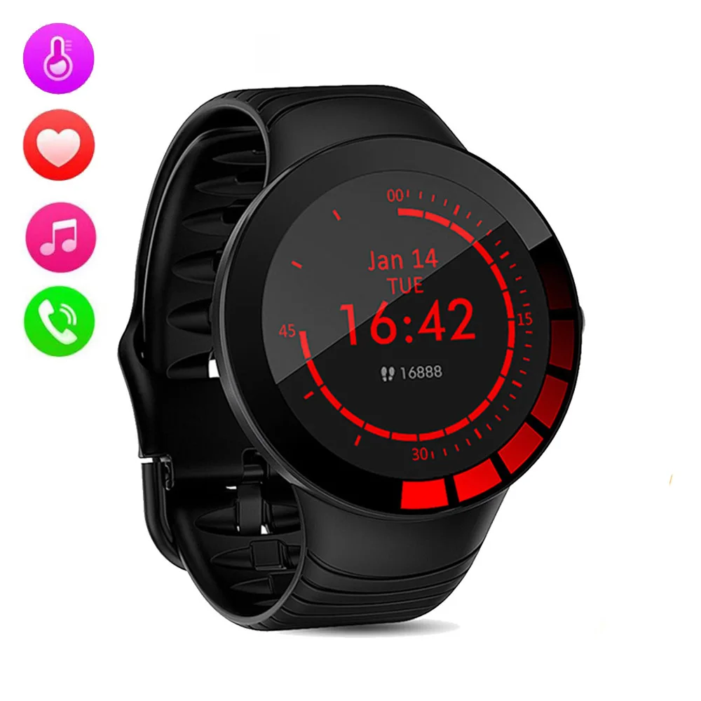 

E3 Smart Watch Men Sport Full Touch Smart Bracelet Heart Rate Monitor Digital Clock Smartwatch for xiaomi iphone
