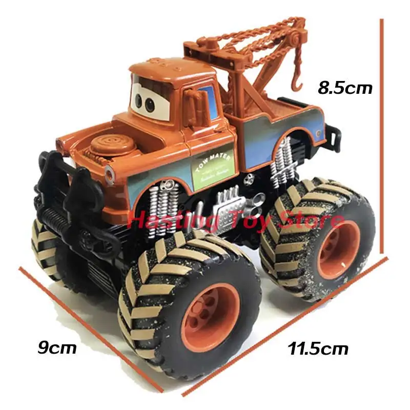 Машинка Тачки Disney Pixar Big wheel Молния Маккуин черный шторм Джексон Круз матер из