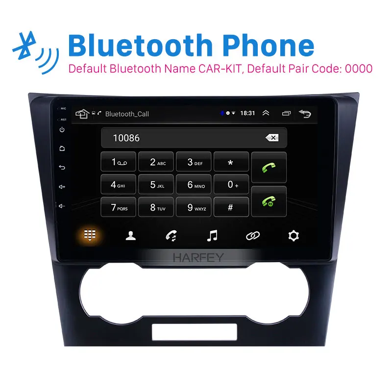 Harfey 9 inch car GPS Radio for Chevy Chevrolet Epica 2007-2012 Android 9.1 HD Touchscreen WIFI Bluetooth support SWC Carplay | Автомобили