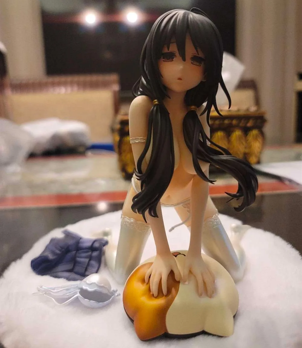 

Japanese Anime Tokisaki Kurumi Kneeling Swimsuit Underwear PVC Figure Toys Dolls Gifts for Children 16CM