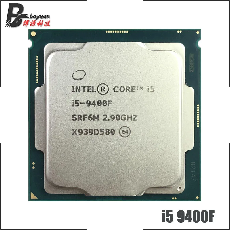 Процессор Intel Core i5-9400F i5 9400F 2 9 ГГц шестиядерный шестипоточный процессор Мб 65 Вт LGA