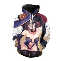 mens and womens hoodie mens top 3d printing cute girl anime couple parent child 2021 autumn and winter hot sale
