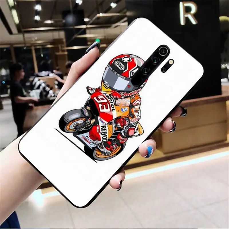

Marc Marquez Moto Gp 93 Phone Case for Redmi Note 9 8 8A 8T 7 6 6A 5 5A 4 4X 4A Go Pro